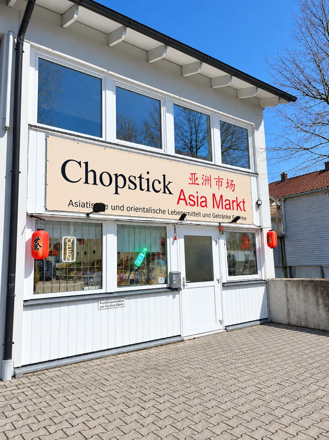 Chopstick Asia Markt in Neuötting, Standort von Kim’s Bubble Tea